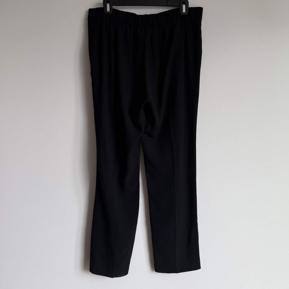 Women’s Black Elastic Waist Dress Pants